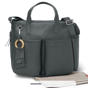 Skip Hop diaper bag/tote smoke gray